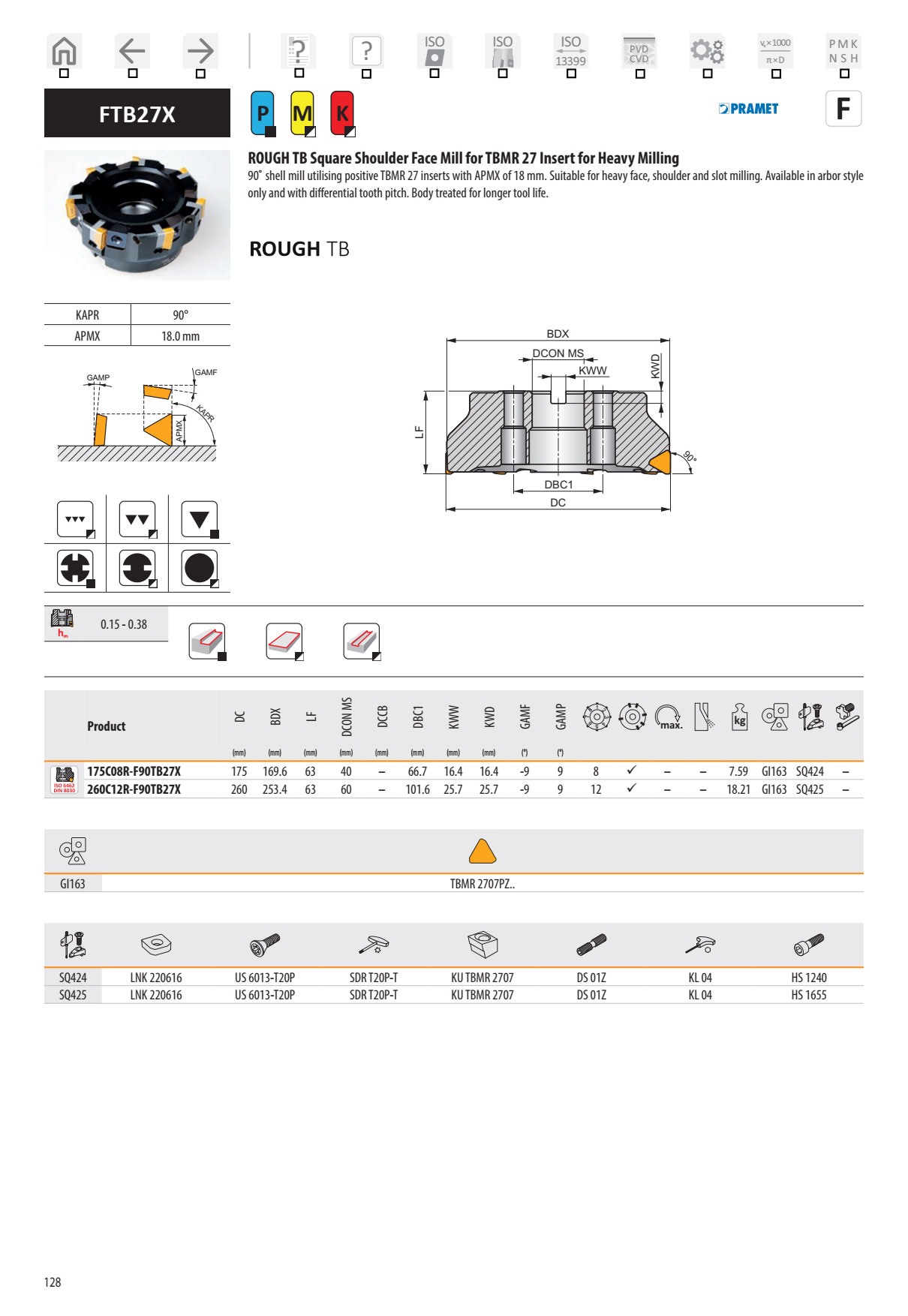 Dao Phay Phá Thô Gắn Mảnh Dormer Pramet FTB27X 1