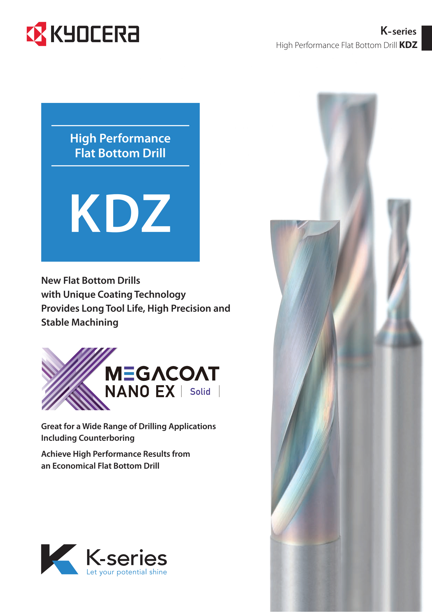 Mũi Khoan Flat Drill High Performance Kyocera KDZ 1