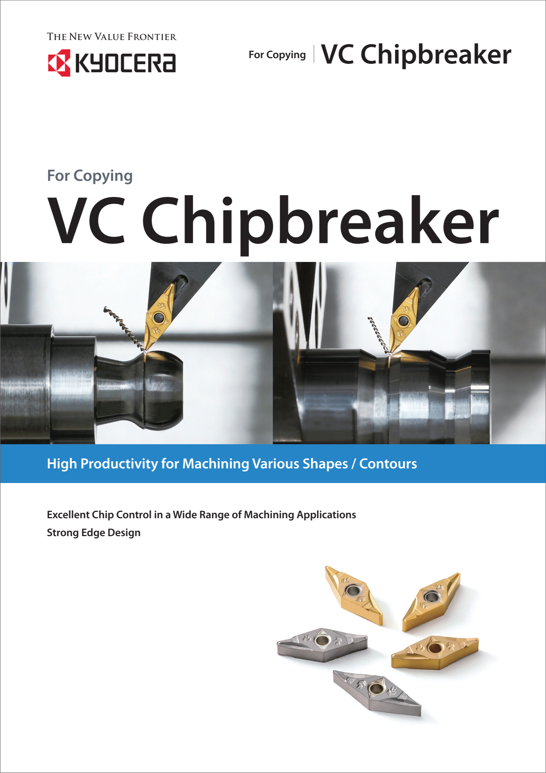 Mảnh Dao Tiện Copying Kyocera VNMG1604 VC Chipbreaker 2
