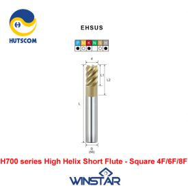 Dao Phay High Helix Short Flute Winstar EHSUS Series H700