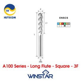 dao phay ngón winstar ENSCS3 Series A100 lưỡi cắt dài chuyên phay nhôm 1