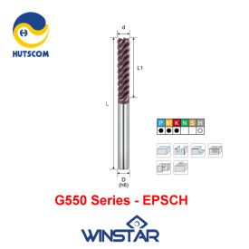 Dao phay ngón solid carbide G550 Series EPSCH 2
