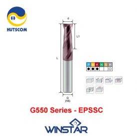 Dao phay ngón solid carbide endmills G550 Series EPSSC Winstar 3