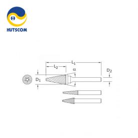 MŨI MÀI HỢP KIM HÌNH NÓN NGHIÊNG GÓC ANPHA UNIVERSAL SM THƯƠNG HIỆU ATA 4
