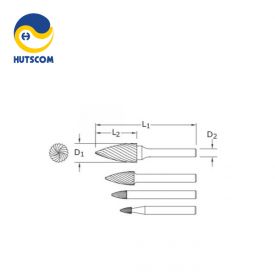 MÙI MÀI HỢP KIM TREE SHAPE POINTED END UNIVESAL SG ATA 2