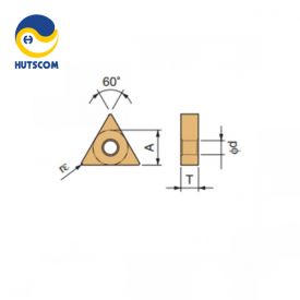 MẢNH DAO TIỆN 2 MẶT HÌNH TAM GIÁC 60 ĐỘ KYOCERA TNMG160402GP (CA525) - 3