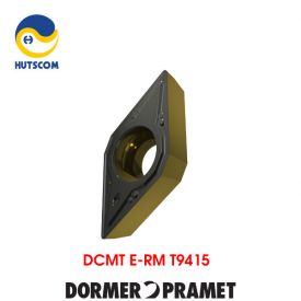 Mảnh Insert Tiện Dormer Pramet DCMT E-RM T9415 Gia Công Thép Tốc Độc Cao