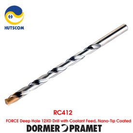 Mũi Khoan Sâu Hợp Kim Force Deep Hole Dormer Pramet RC412