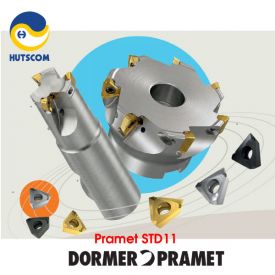 Dormer Pramet STD11 – Dao Phay Vai Gắn Mảnh Dùng Insert tam giác 3 lưỡi cắt