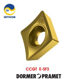 Mảnh Insert Tiện Tinh Dormer Pramet CCGT E-SF3