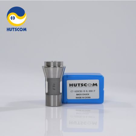 back collet chuck hutscom phi 8.0mm lắp máy citizen cincom A20 carbide lót seal silicon