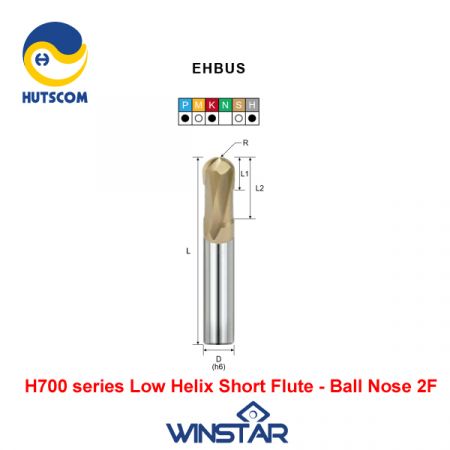 Dao Phay Cầu Low Helix Short Flute Winstar EHBUS Series H700