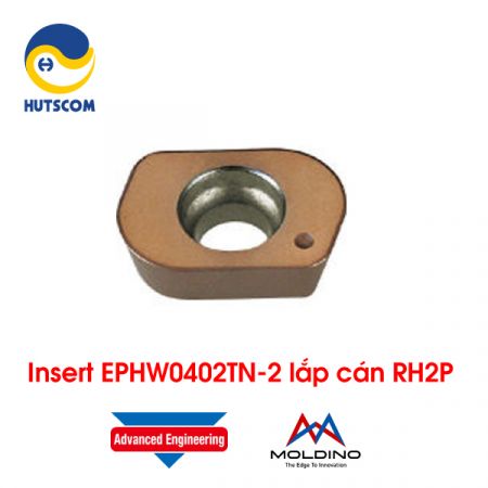 Mảnh Insert Phay Hitachi Moldino EPHW0402TN-2 Lắp Cán RH2P