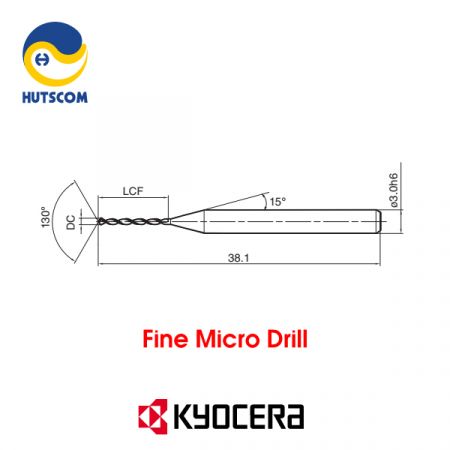 Mũi Khoan Hợp Kim Fine Micro Drill Kyocera FDM