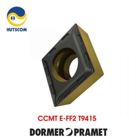 Mảnh Insert Tiện Dormer Pramet CCMT E-FF2 T9415 Gia Công Thép Tốc Độc Cao