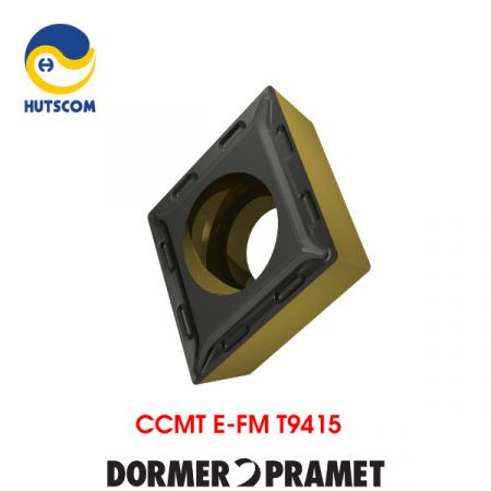 Mảnh Insert Tiện Dormer Pramet CCMT E-FM T9415 Gia Công Thép Tốc Độc Cao