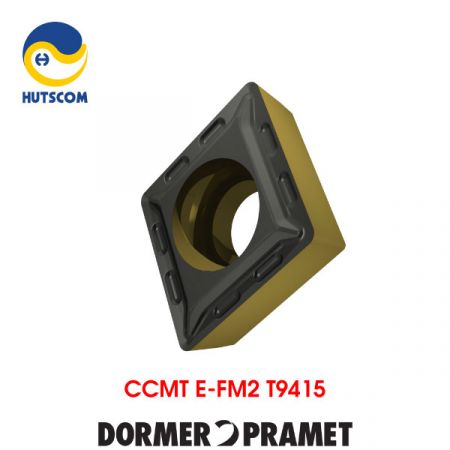 Mảnh Insert Tiện Dormer Pramet CCMT E-FM2 T9415 Gia Công Thép Tốc Độc Cao