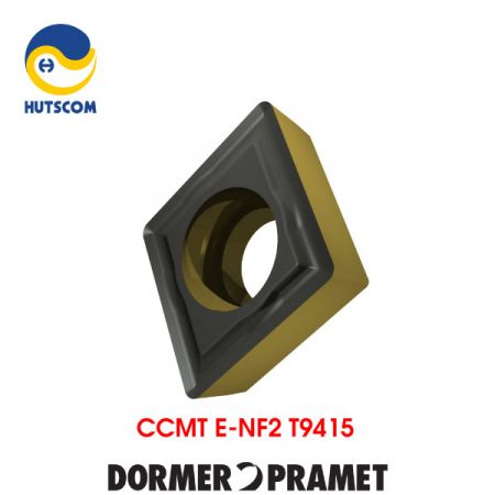 Mảnh Insert Tiện Dormer Pramet CCMT E-NF2 T9415 Gia Công Thép Tốc Độc Cao