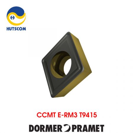 Mảnh Insert Tiện Dormer Pramet CCMT E-RM3 T9415 Gia Công Thép Tốc Độc Cao