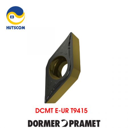Mảnh Insert Tiện Dormer Pramet DCMT E-UR T9415 Gia Công Thép Tốc Độc Cao