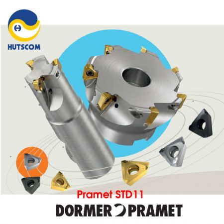 Dormer Pramet STD11 – Dao Phay Vai Gắn Mảnh Dùng Insert tam giác 3 lưỡi cắt