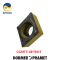 Mảnh Insert Tiện Dormer Pramet CCMT E-UR T9415 Gia Công Thép Tốc Độc Cao