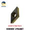 Mảnh Insert Tiện Dormer Pramet DCMT E-FM2 T9415 Gia Công Thép Tốc Độc Cao
